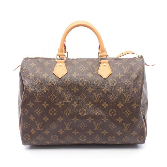 Louis Vuitton Handbags - Louis Vuitton Speedy Handbag Canvas Leather Monogram Brown